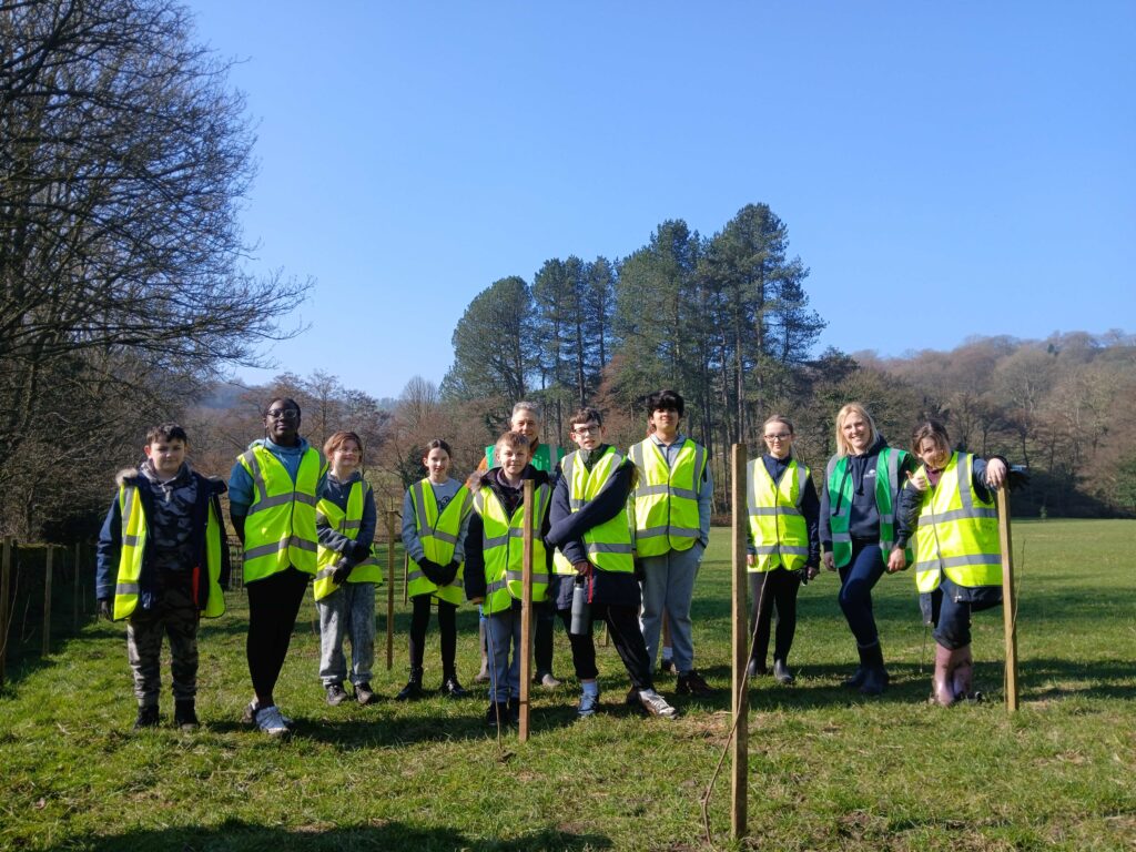 Brookside Farm school planting day