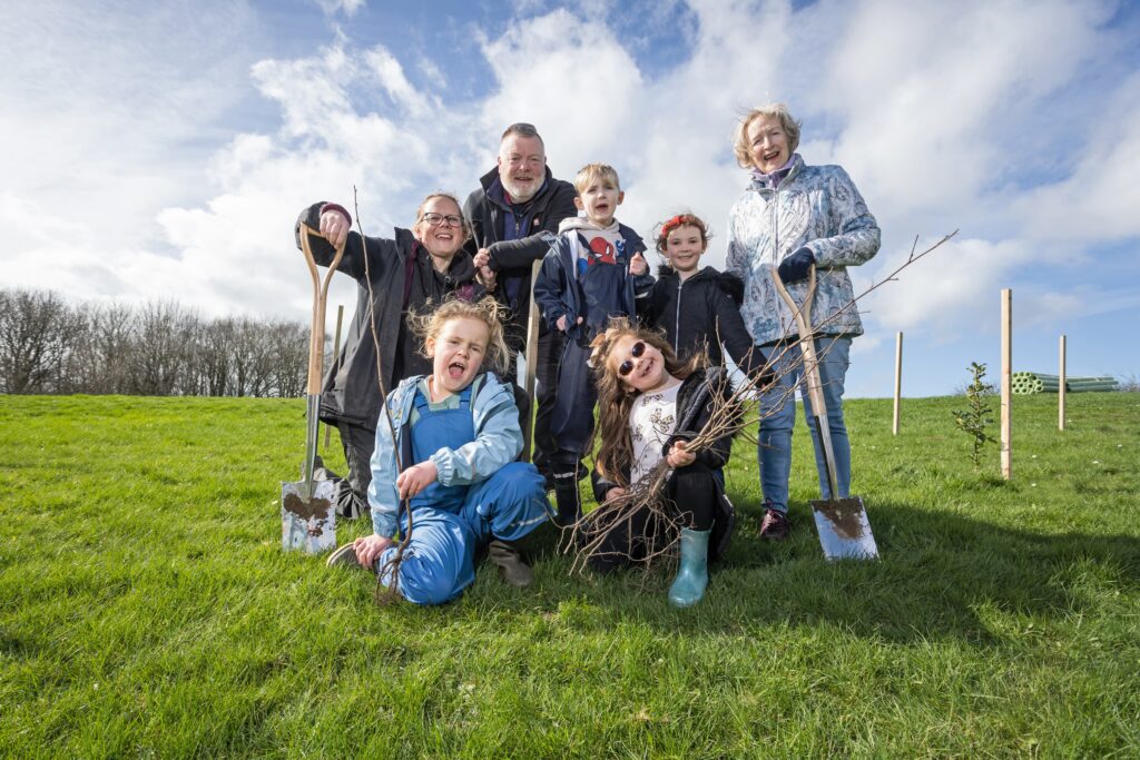 Heage Tree Planting - Group Shot